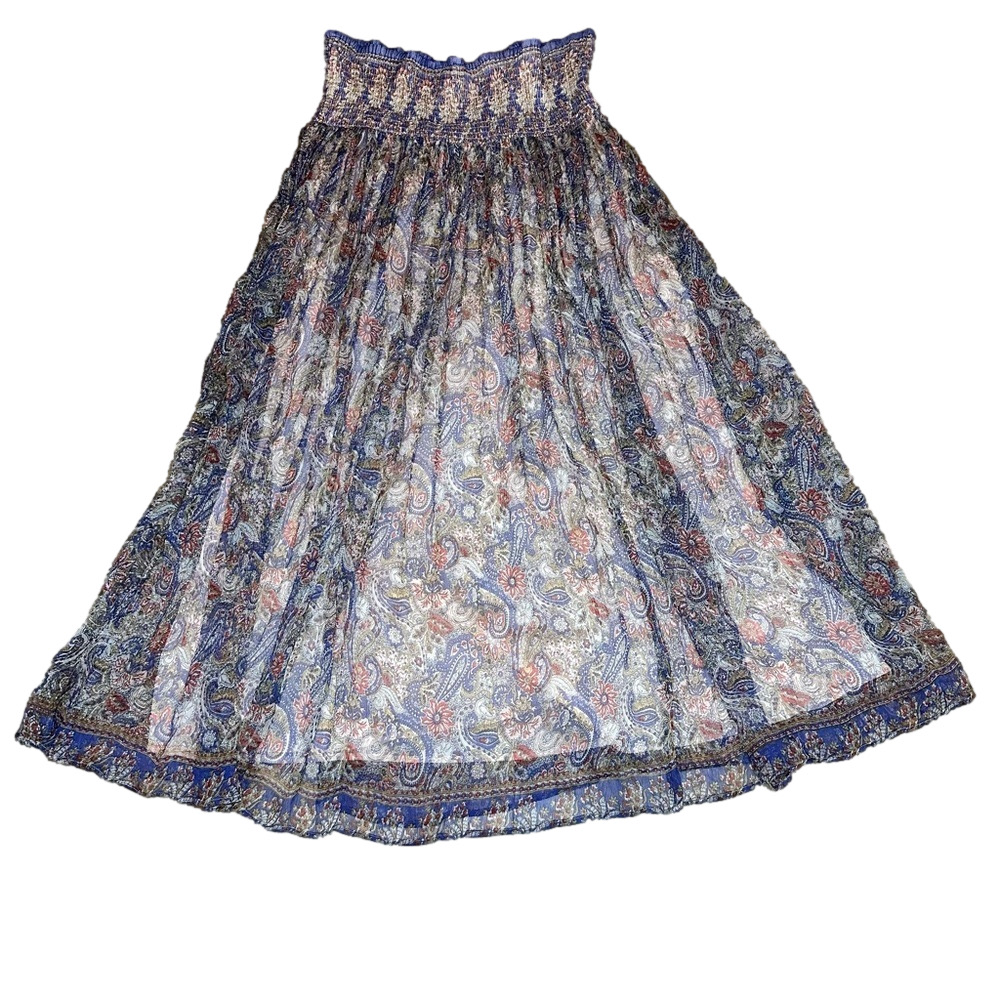 Mes Demoiselles Paisley Kastel Maxi Skirt Size 10/42